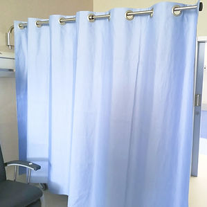 Zusammenklappbarer Medizinischer Bettschirm - Technotex Quality Fabrics SLU - für Wandmontage / 1 Flügel / für Krankenhauszimmer