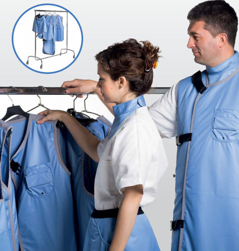 Mobile Ablage für Bleischürzen - X-Versus - Technotex Quality Fabrics SLU