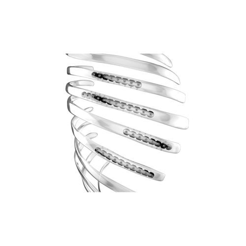 Kompressionsplatte für Rippen - 2700 series - Aplus Biotechnology - mit Verriegelung / Titan