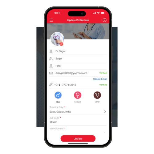 Mobile Applikation / Management - Healthray - Monitoring / Planung / überwacht