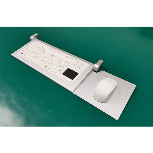 Medizinische Tastatur / Touchpad - EP590 - Guangzhou GT-Interaction Technology Co., Ltd - Aluminium / waschbar / desinfizierbar