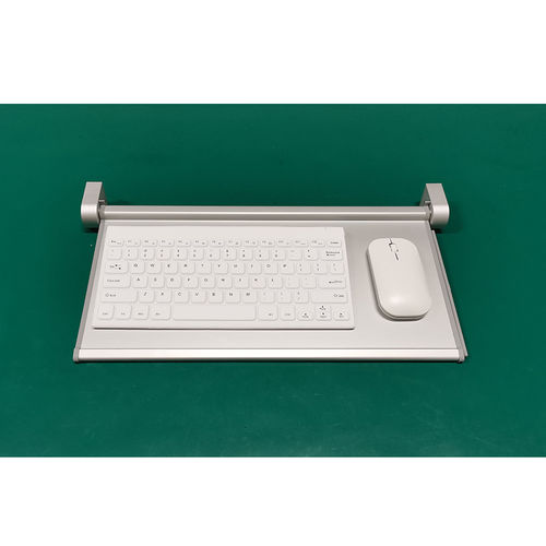 Medizinische Tastatur / Aluminium - S400-TR-DT - Guangzhou GT-Interaction Technology Co., Ltd - desinfizierbar / antibakteriell / mit Tastaturhalterung