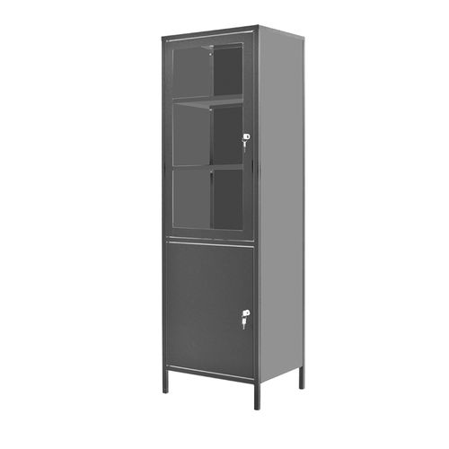 Abstellschrank - SHM-1C(N) - Zapovit - mit Regal / mit Tür / Metall