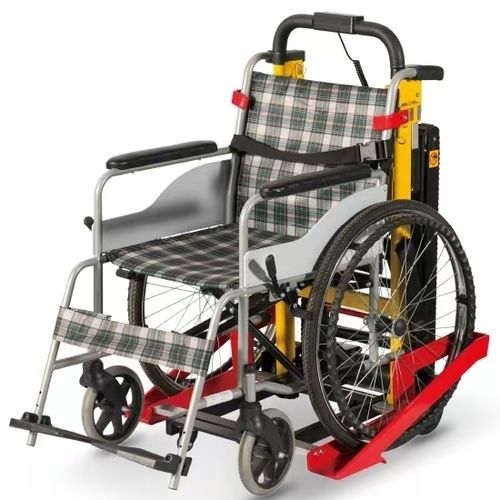 Elektrischer Transportstuhl - YC-A7 - Suzhou Tingeer Import and Export Co., Ltd. - mit Treppensteighilfe / zusammenklappbar / mit verstellbarer Rückenlehne