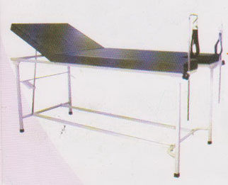 Gynäkologie-Untersuchungsliege - AVI-007C - Avishkhar International - manuell / mit fester Höhe / zweiteilig