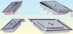 Tablett für chirurgische Instrumente - AVI-3 series - Avishkhar International - Lager / mit Deckel