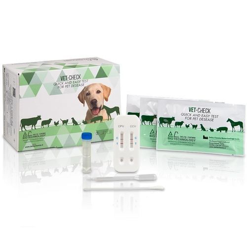 Schnelltest für Veterinärmedizin - VR002 - DELTA CHEMIE BIOTECHNOLOGY - für Hunde / Coronavirus / Parvovirus