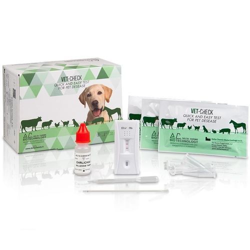 Testkit für Ehrlichiose - VR004 - DELTA CHEMIE BIOTECHNOLOGY - für Veterinärmedizin / für Hunde / für Antikörper