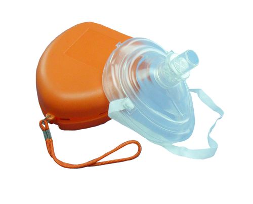 Mund-zu-Mund-Beatmungsmaske - 325-1-12A - Secured Medical Direction - für CPR / PVC / ohne Latex