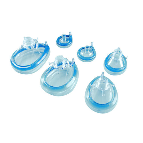 PVC-Anästhesiemaske - 23-0-12A - Secured Medical Direction - ohne Latex / zum Einmalgebrauch / transparent