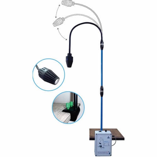 LED-Untersuchungsleuchte - Applied Optical Technologies Pvt. Ltd. - Tisch / flexibel
