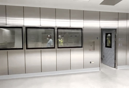 Wandverstärkung für Reinraum - MSS Metall Tec GbR - modular