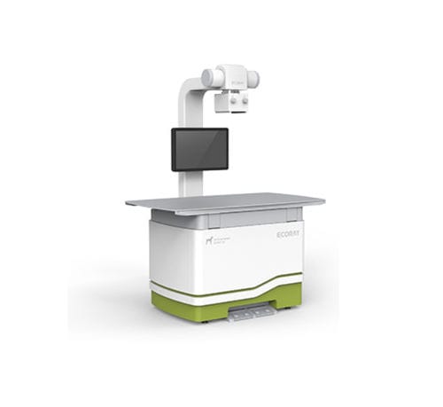 Digitales Veterinär-Röntgensystem - HF-525Plus VET - ECORAY Co. - mit Tisch