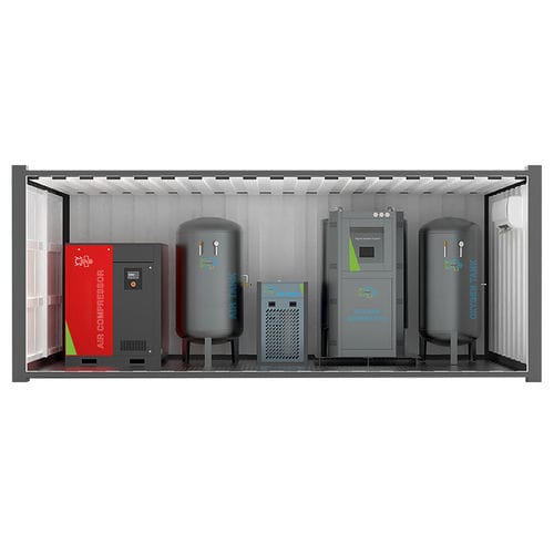 Medizinisch Sauerstoffgenerator - TEC51.30 - Tecnomed Medical Sistemler Ve Turizm Sanayi Ticare Limited Sirketi - Container / kompakt