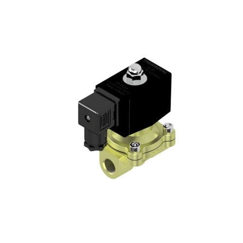 Gasventil - 3/8" NPT - Thermoval - Solenoid / Edelstahl / Messing