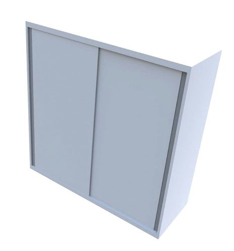 Laborschrank - 79519 series - JEULIN - mit Regal / mit Schiebetür / weiß