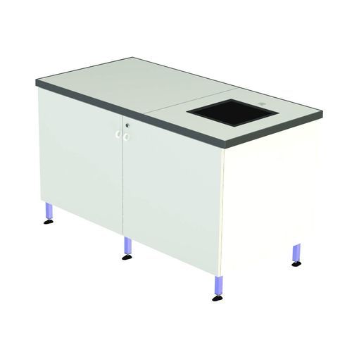 Laborschrank - 79018 series - JEULIN - mit Tür / mit Waschbecken / mit 2 Türen
