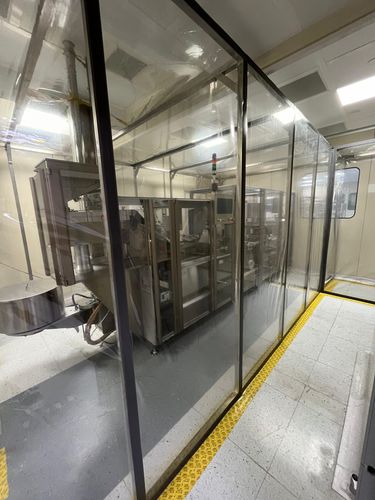Elastischer reinraum - CSV Containment - für die Pharmaindustrie / modular / mit Edelstahlstruktur