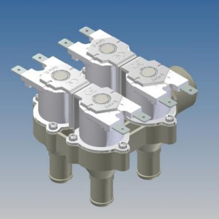 Solenoid-Magnetventil - R 452 - Rpe - normal geschlossen / bistabil / Absperr