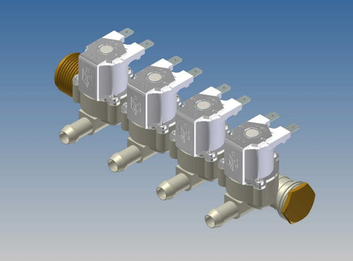 Magnetventil mit Servomotor - RC 104 - Rpe - normal geschlossen / NC / bistabil