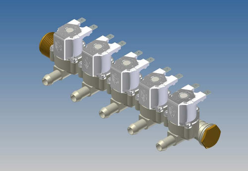 Solenoid-Magnetventil - RC 105 - Rpe - mit Servomotor / NC / Schließer