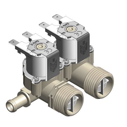 Magnetventil / normal geschlossen - R Series DUAL 246 - Rpe - NC / bistabil / Wasser