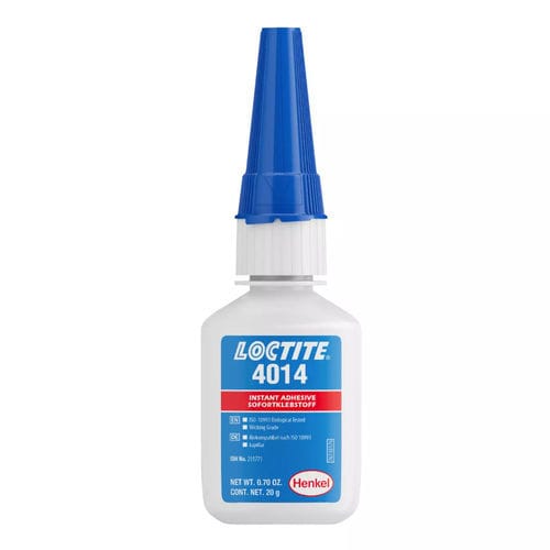Medizinischer Montagekleber / Cyanacrylat - LOCTITE® 4014 - Henkel - für Einweg-Medizinprodukte / für Kunststoff / niedrigviskos