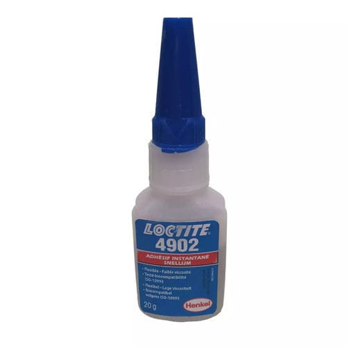 Medizinischer Montagekleber / Cyanacrylat - LOCTITE® 4902 - Henkel - für Einweg-Medizinprodukte / für Metall / für Kunststoff