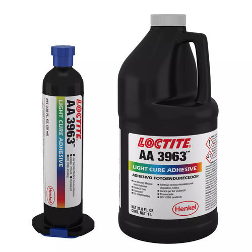 Medizinischer Montagekleber / Acryl - LOCTITE&reg; AA 3963 - Henkel - für medizinische Geräte / für Metall / für Kunststoff
