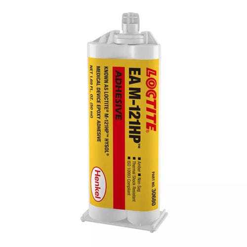 Medizinischer Montagekleber / Epoxidharz - LOCTITE&reg; EA M-121HP - Henkel - für medizinische Geräte / für Metall / für Kunststoff