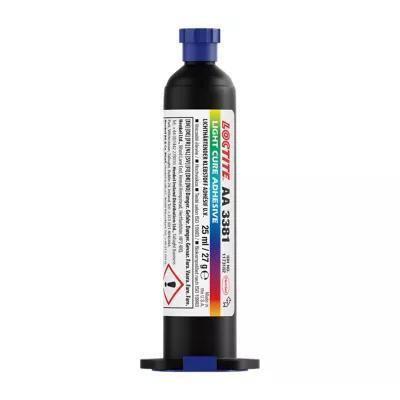 Medizinischer Montagekleber / Acryl - LOCTITE&reg; AA 3381 - Henkel - für medizinische Geräte / für Metall / für Glas