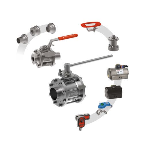 Kugelventil - PN4 I - Meca-Inox - für die Pharmaindustrie / für Schweißmaschine / Edelstahl