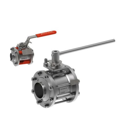 Druckluftventil - PZ4 I - Meca-Inox - für Dampf / für die Pharmaindustrie / für flansch