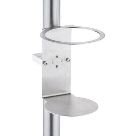 Träger für Flasche - 116-056-dd - Guido Buschmeier Maschinenbau - polmontiert / Aluminium / Edelstahl