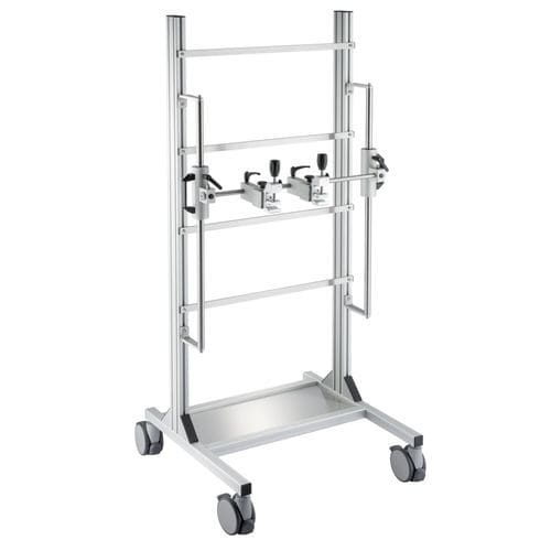 Medizinischer Wagen - 126-003 - Guido Buschmeier Maschinenbau - für Kliniken / Geräte / anodisiertes Aluminium