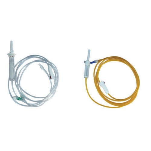 Infusionsset für Chemotherapie - Medial Global - Polyvinylchlorid / mit Tropfkammer / mit Y-Verbinder