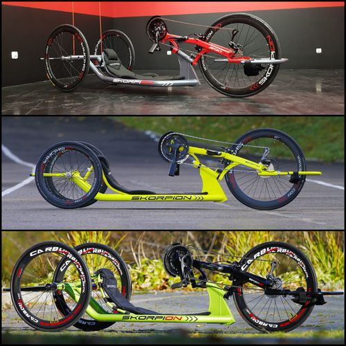 Handbike zum Treten - Skorpion - Sport-On - für Erwachsene / Aluminiumrahmen