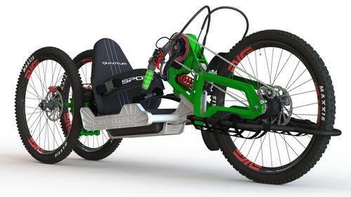 Elektrisches Handbike - Quantum - Sport-On - für Erwachsene / schwarz / grün