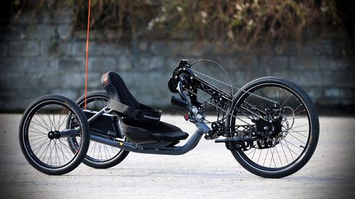 Elektrisches Handbike - Troublemaker - Sport-On - für Erwachsene / Aluminium / schwarz