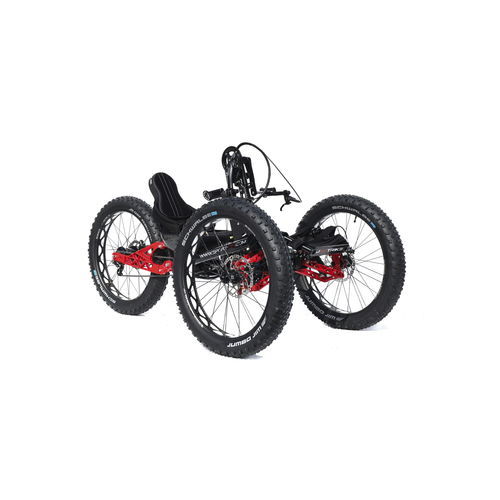 Elektrisches Handbike - Fat Jeetrike - Sport-On - für Erwachsene / orange / rot