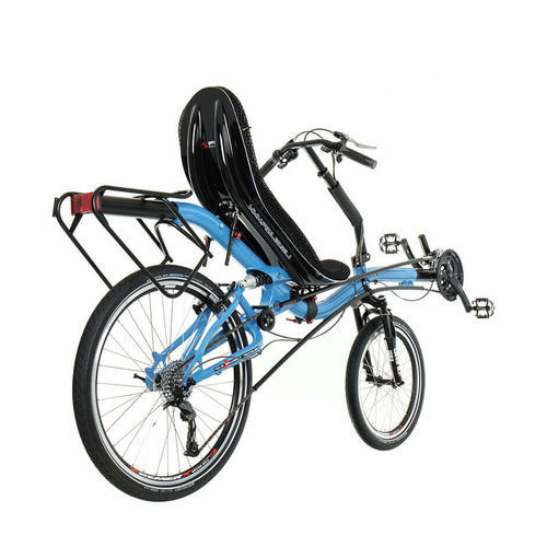 Liegefahrrad zum Treten - SIX - Azub Bike - für Erwachsene / blau