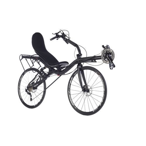 Liegefahrrad zum Treten - MAX 700 - Azub Bike - für Erwachsene / schwarz