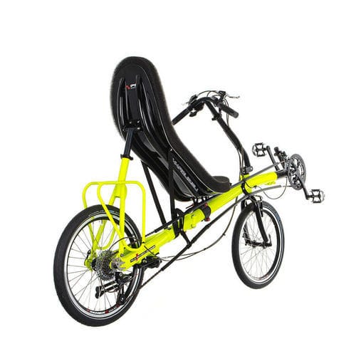 Liegedreirad zum Treten - Origami - Azub Bike - für Erwachsene / gelb / Stahlrahmen