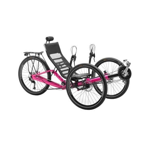 Liegedreirad zum Treten - T-Tris AR - Azub Bike - für Erwachsene / zusammenklappbar / gelb