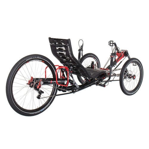 Liegedreirad zum Treten - Ti-FLY 26 - Azub Bike - für Erwachsene / zusammenklappbar / schwarz