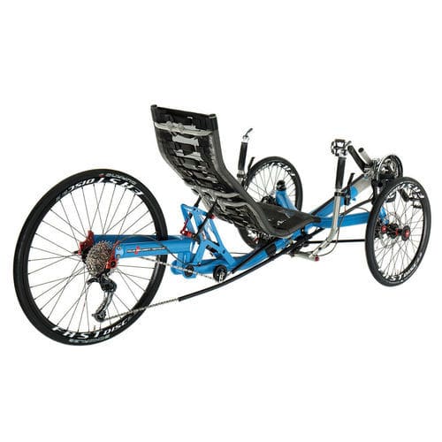 Liegedreirad zum Treten - TRIcon 26 - Azub Bike - für Erwachsene / zusammenklappbar / schwarz