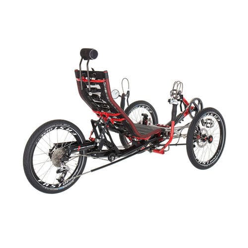 Liegedreirad zum Treten - Ti-FLY 20 - Azub Bike - für Erwachsene / zusammenklappbar / schwarz