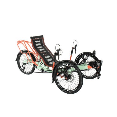 Liegedreirad zum Treten - TRIcon 20 - Azub Bike - für Erwachsene / zusammenklappbar / orange