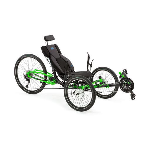 Liegedreirad zum Treten - ADVENTURE - ICE Trikes - für Erwachsene / grün / blau