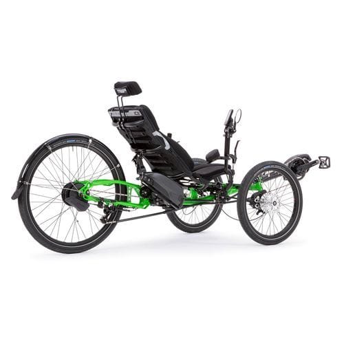Liegedreirad zum Treten - ADVENTURE HD - ICE Trikes - für Erwachsene / grün / blau